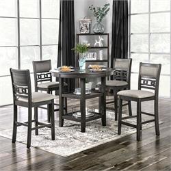 5PK ROUND COUNTER HEIGHT TABLE SET  CM3609PT-5PK Image